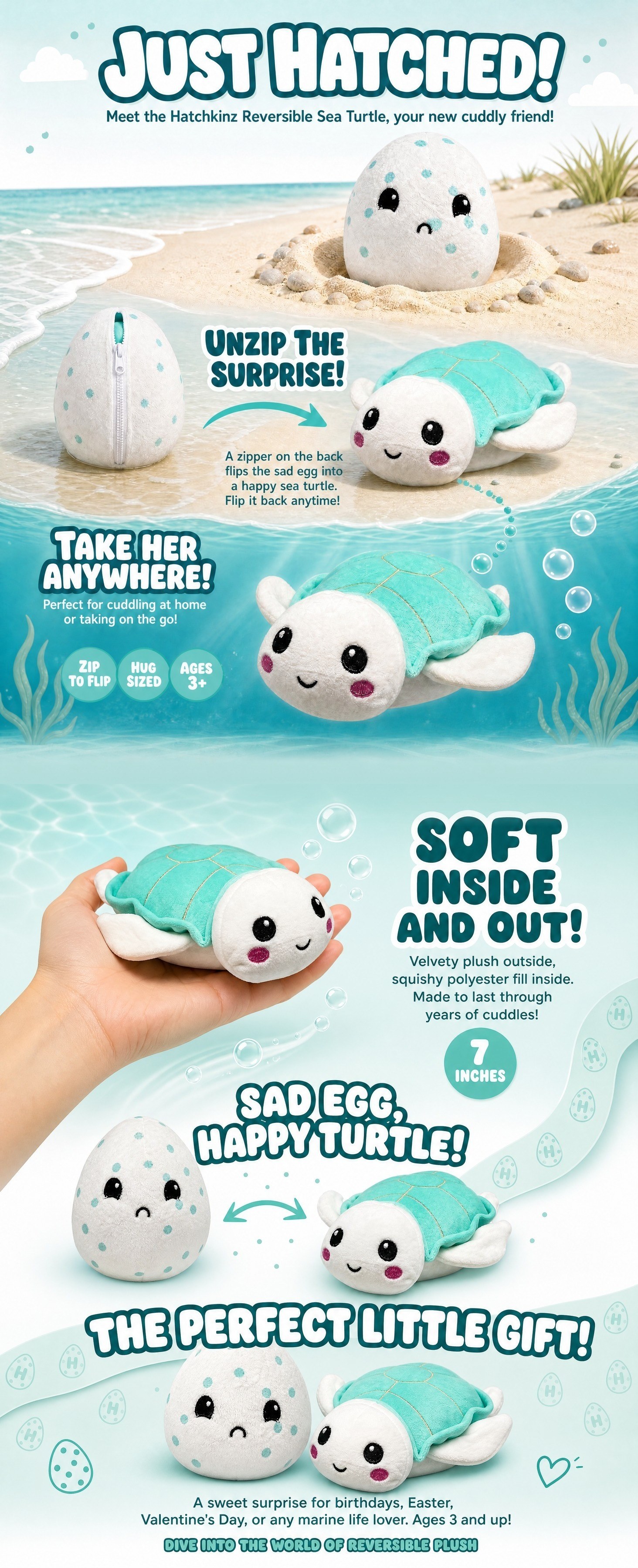 Seamless A+: one continuous design from the same product photos.